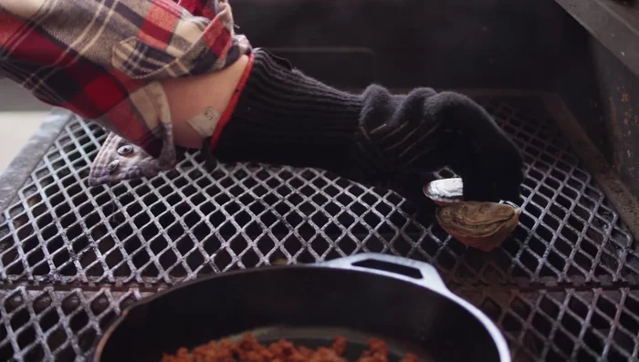 Place oysters on the grill over direct heat, flat side up, until they pop open.