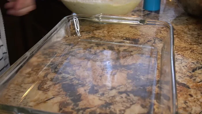 Grease a baking dish with nonstick spray or butter.