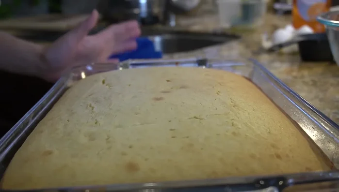 Bake for 40 minutes, or until a toothpick inserted into the center comes out clean.