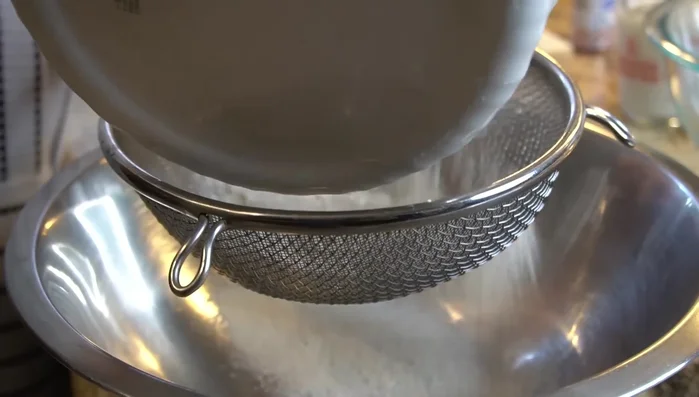 Sift flour to prevent clumps.