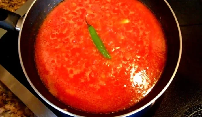 Add the Sano Chile, cover, reduce heat, and simmer for 15 minutes.