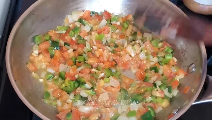 Add shrimp, salt, pepper, and soy sauce. Cook for 4-5 minutes until pink and cooked through.