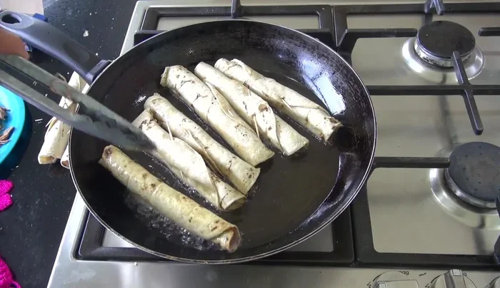 Fry for 2-3 minutes per side, until golden brown and crispy.