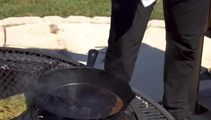 Once the steak is cooked, let it rest to retain juices. Then, slice against the grain.