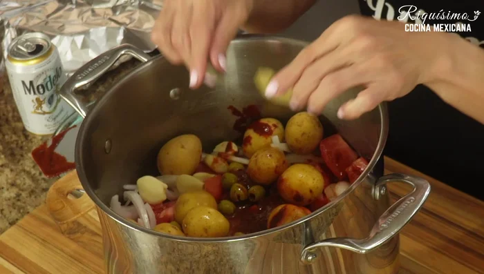 Add bay leaves.