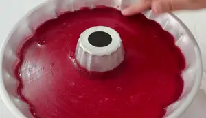 Layered Fruit Gelatin Dessert: A Valentine's Day Delight
