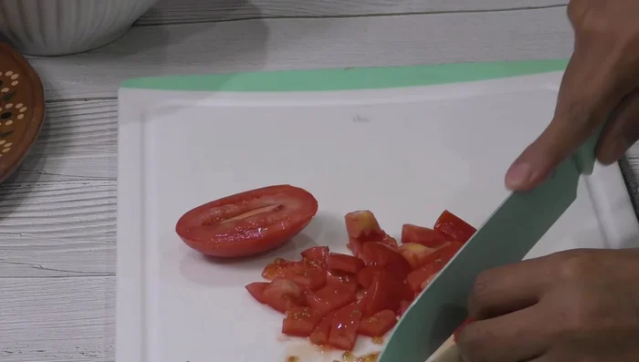 Prepare other ingredients: chop tomatoes, onions, jalapeños, and cilantro.