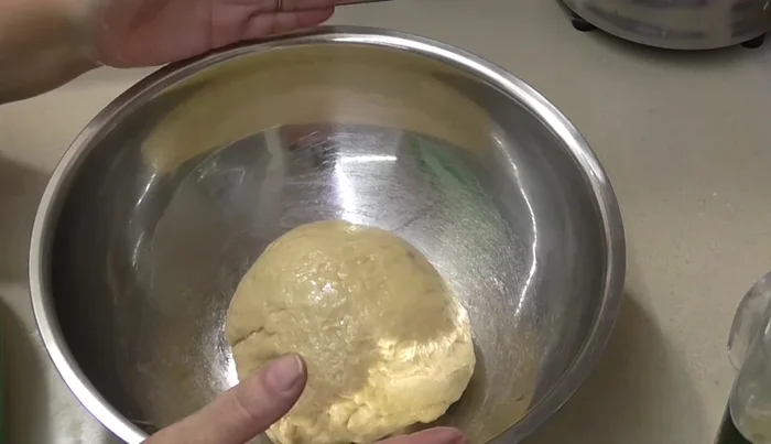 First Rest: Lightly oil the dough to prevent drying, cover, and let rest for about 1.5 hours until doubled in size.