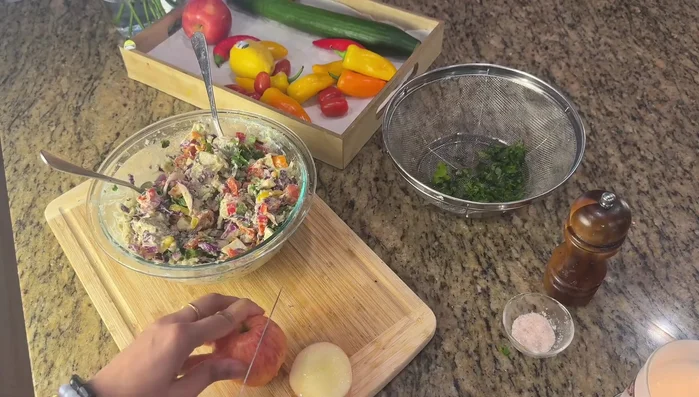 Add more lime juice and diced apple for sweetness and crunch.