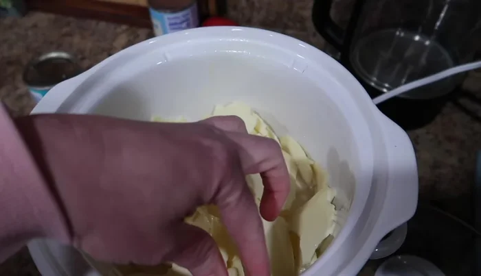 Cook on low for a couple of hours, stirring occasionally until cheese is melted.