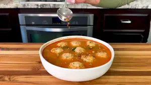 Mexican Shrimp Meatball Soup (Caldo de Albóndigas de Camarón)