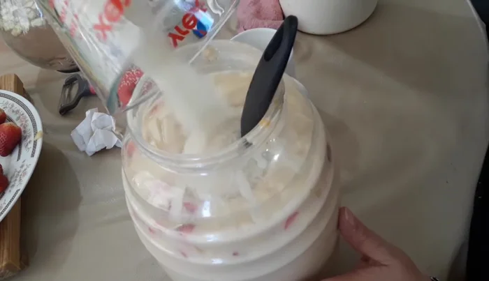 Taste and adjust sweetness by adding sugar as needed.