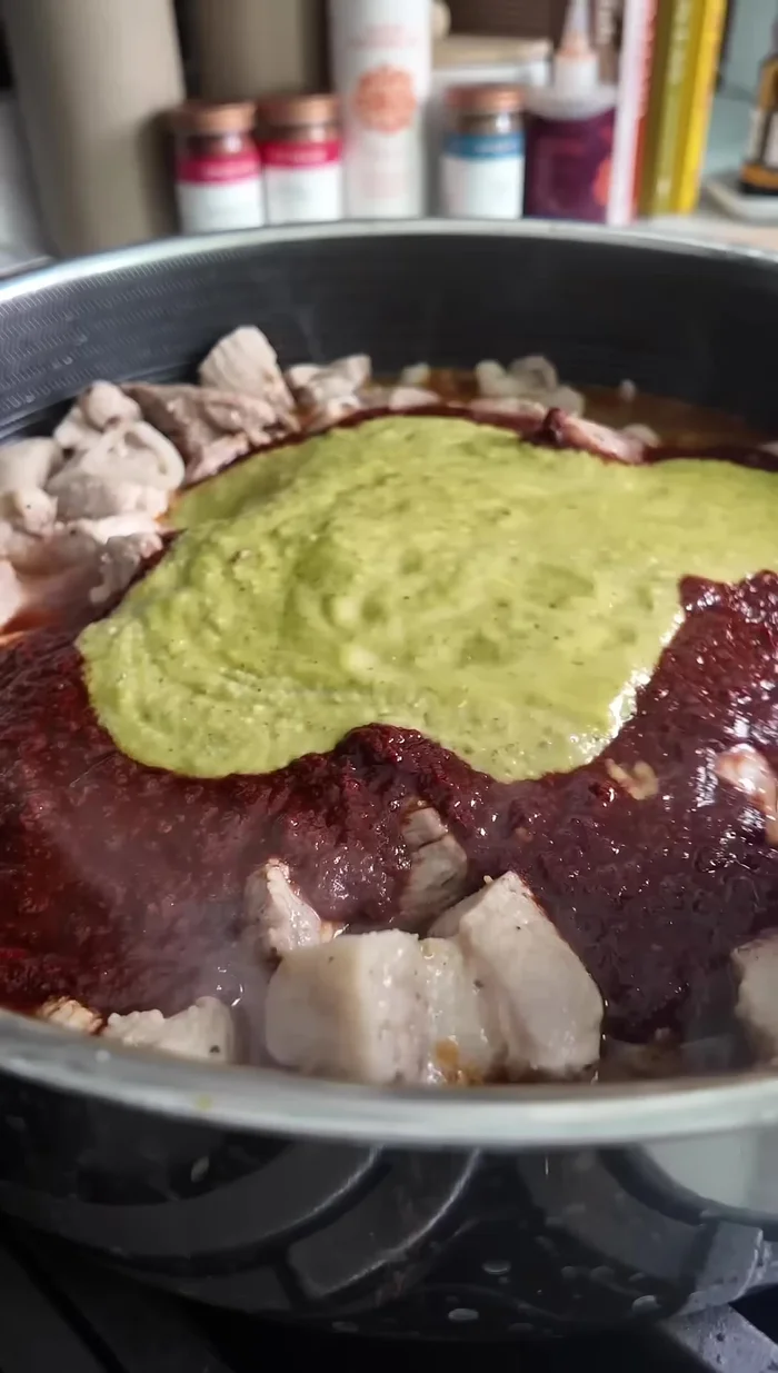 Add salsa verde (optional).