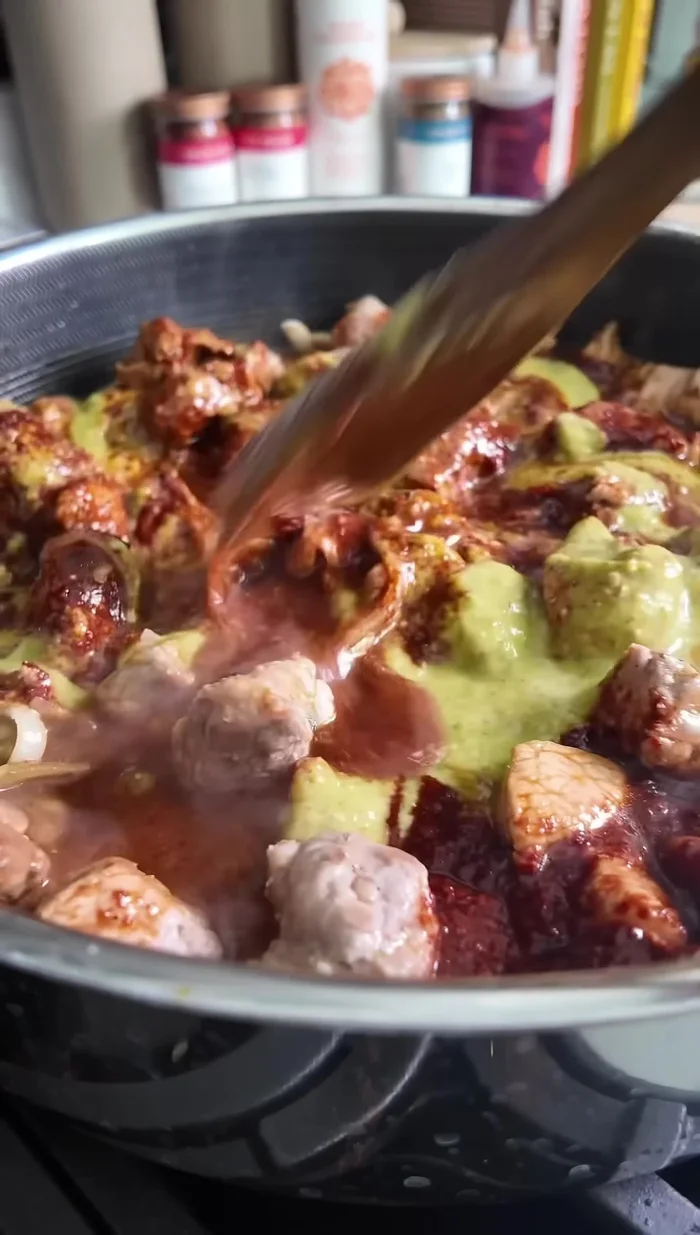Mix everything together. Add bay leaves and ensure they are submerged.