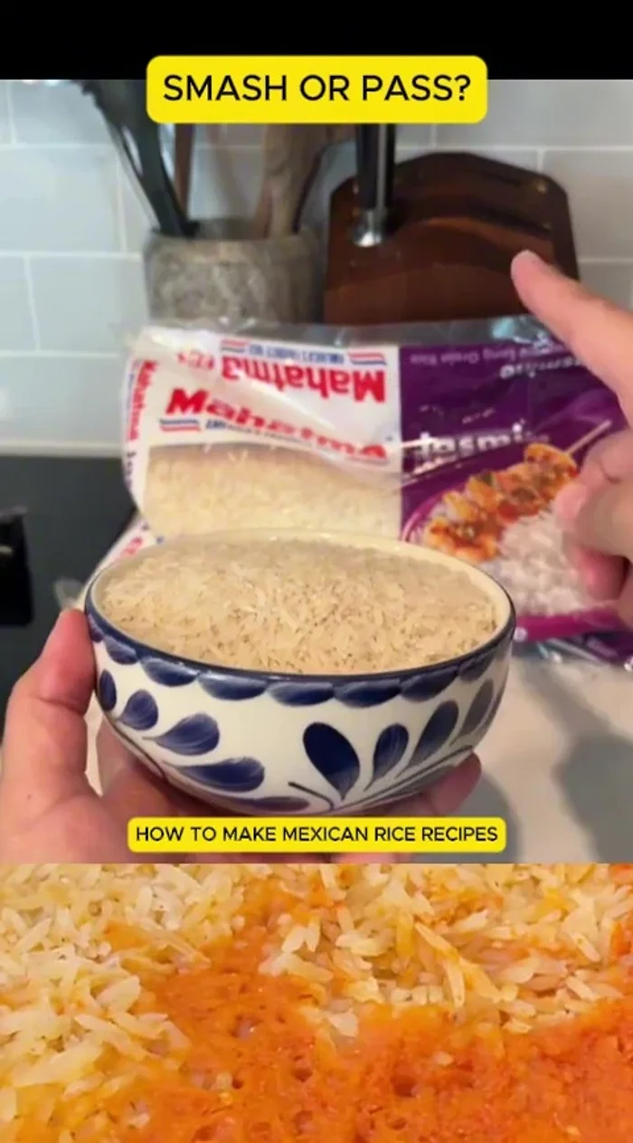 Add 2 cups of rice to the hot pan and stir until golden brown.