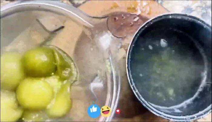 Blend the salsa: Add the cooked tomatillos, jalapenos, and onion mixture to a blender along with garlic cloves, salt, black pepper, and cilantro. Blend until smooth.