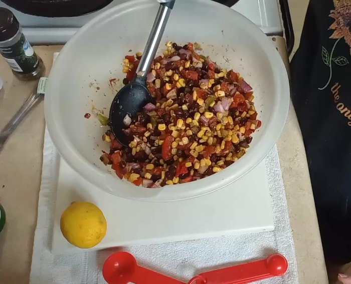 Taste and adjust seasoning with salt and pepper as needed.