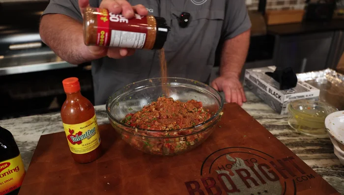 Season with Grande Gringo Mexican seasoning, Valentina hot sauce, and Maggie seasoning.