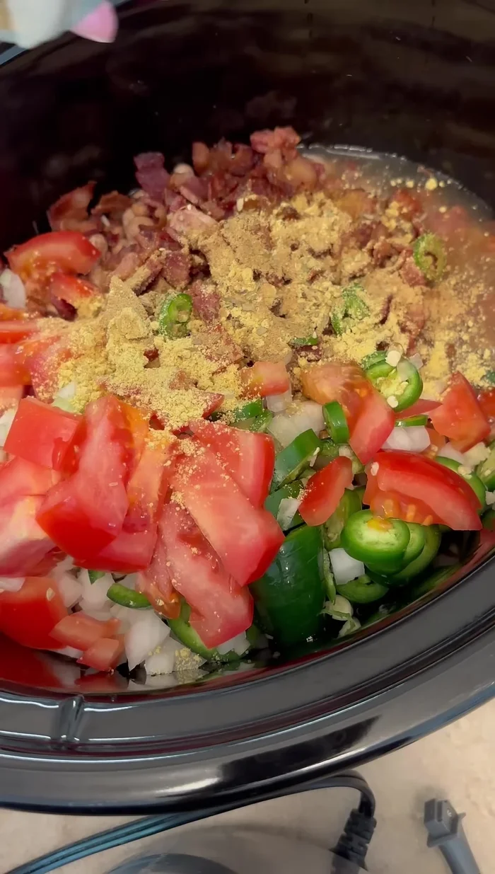 The recipe follows traditional Charro bean preparation, with the addition of the 'weenies' being optional.