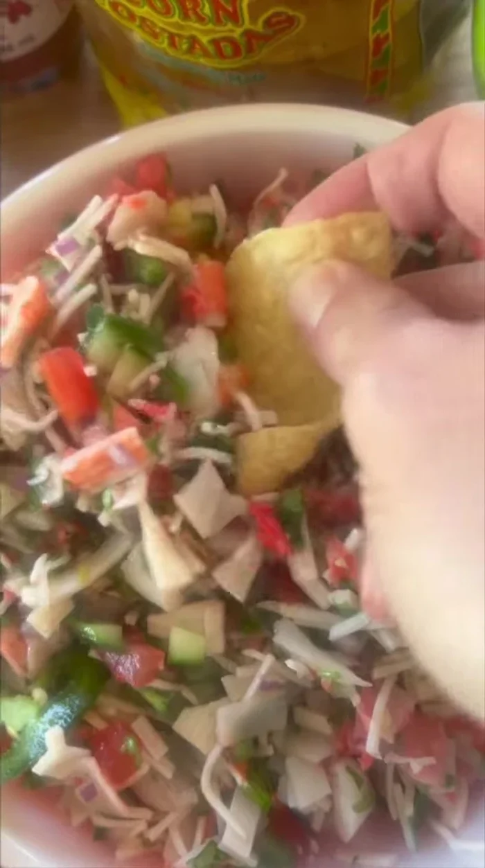 Let the ceviche rest for at least 30 minutes (the longer, the better).