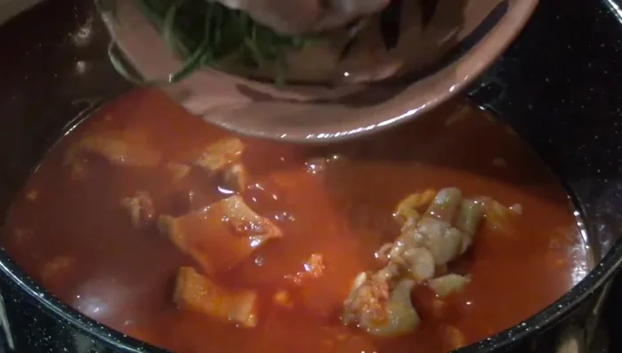 Add epazote during the last 10 minutes of cooking.