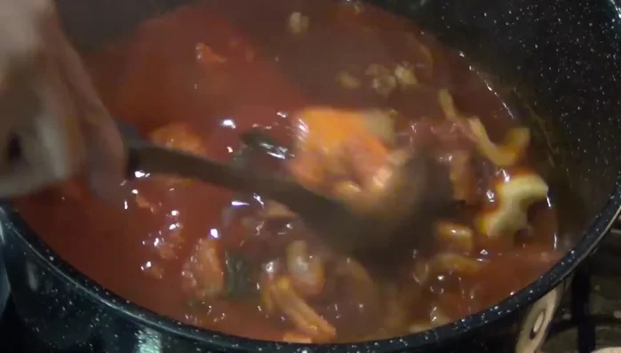 Serve hot with freshly made tortillas, chopped onion, oregano, and lemon juice.
