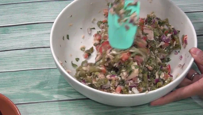 Add avocado just before serving.