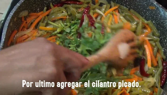 Stir in cilantro.