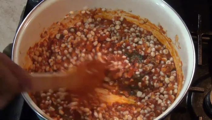 Simmer the sauce for 10 minutes.