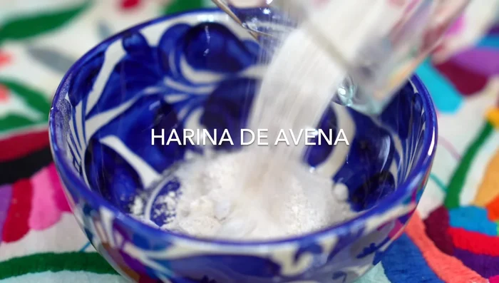 In a container, combine the powdered oatmeal, eggs, milk, water, sugar, salt, vanilla extract, and oil. Blend briefly for 10 seconds. Refrigerate for at least 1 hour.