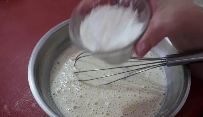 Add five tablespoons of cornstarch and stir.