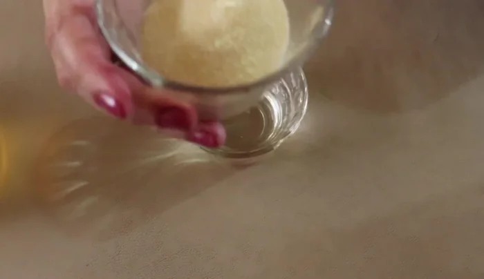 Bloom the unflavored gelatin: Sprinkle 3 tablespoons of unflavored gelatin over 1/2 cup of water. Let it sit to soften.