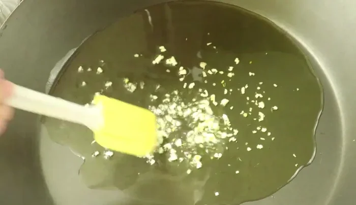 Add the chopped onion and sauté until transparent.