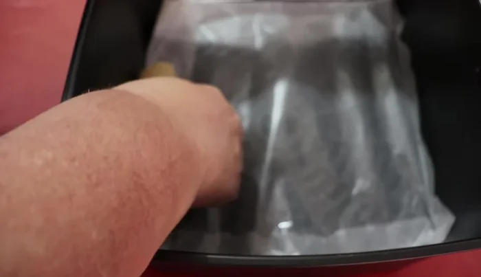 Roll the tortillas tightly to form taquitos.