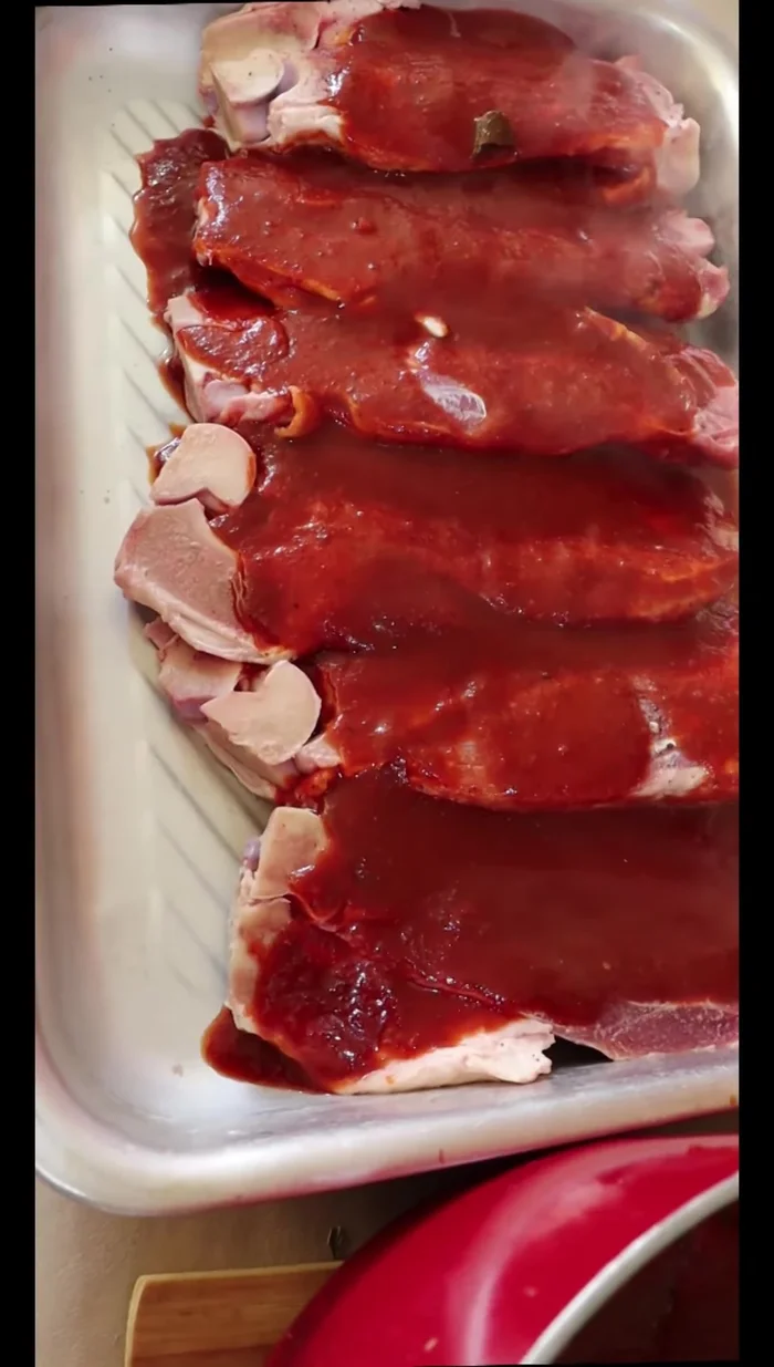Marinate the pork shanks in the mixture for at least 2-3 hours (preferably overnight).