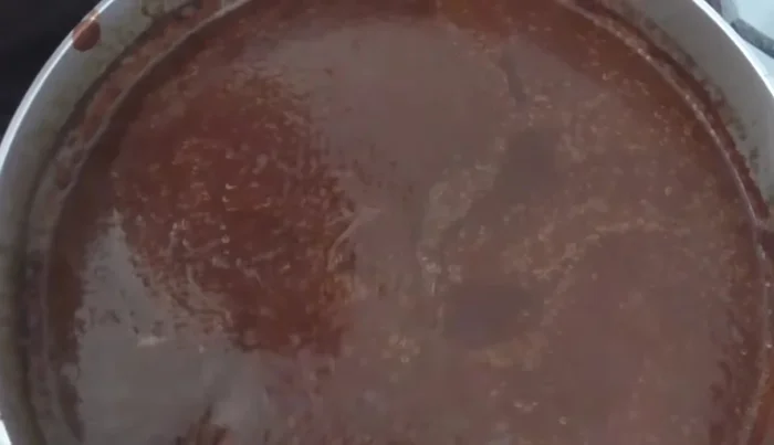 Add 1-2 cups of the meat broth to the sauce to enhance the flavor.