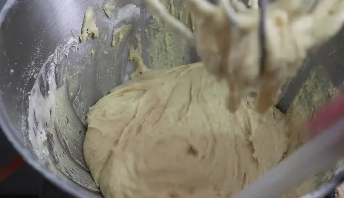 Gradually add the corn mixture from the blender to the dry ingredients, mixing until combined.