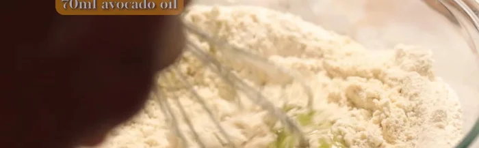 Make the dough: Combine masa harina, cassava flour, avocado oil, psyllium husk, baking powder, and salt. Add water to form a dough. Knead for 2-3 minutes, let rest for 15-20 minutes.