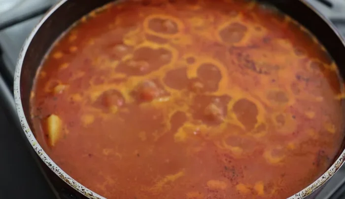 Simmer for 20 minutes, or until potatoes are tender. Add more water if needed.