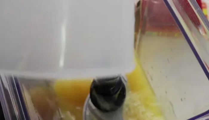 Blend orange juice, lemon juice, onion, chipotle peppers, cloves, achiote paste, garlic, and vinegar until smooth.