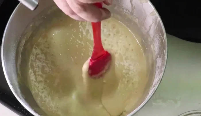 Use a spatula to ensure all ingredients are well incorporated, scraping down the sides and bottom of the bowl.