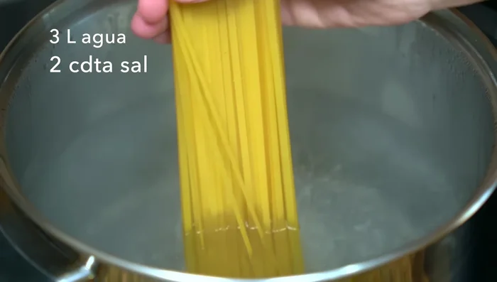 Cook pasta according to package directions until al dente. Drain and reserve some pasta water.