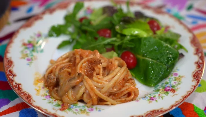 Serve with a fresh salad.