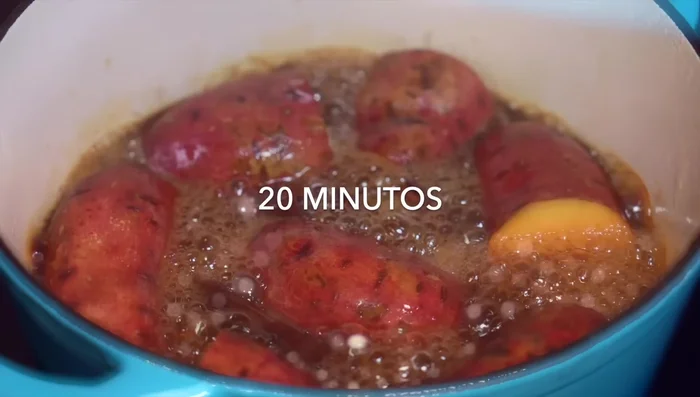 Reduce heat to medium-low and continue cooking for 20 minutes.