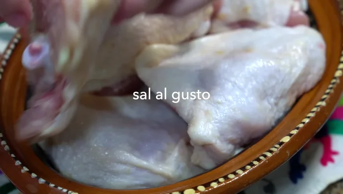 Season chicken thighs generously with salt on both sides and under the skin.
