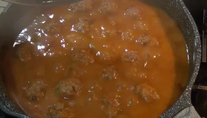 Cover and simmer until the meatballs and vegetables are cooked through (approximately 45 minutes).