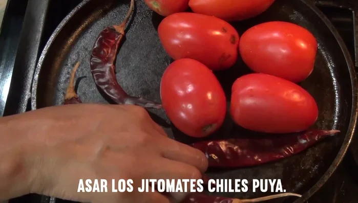 Remove chilacas from griddle, let cool, then peel.