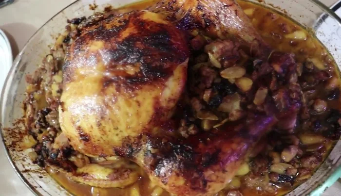 Remove from oven and let rest before serving.