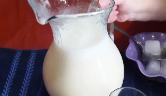 Add ice to serve.