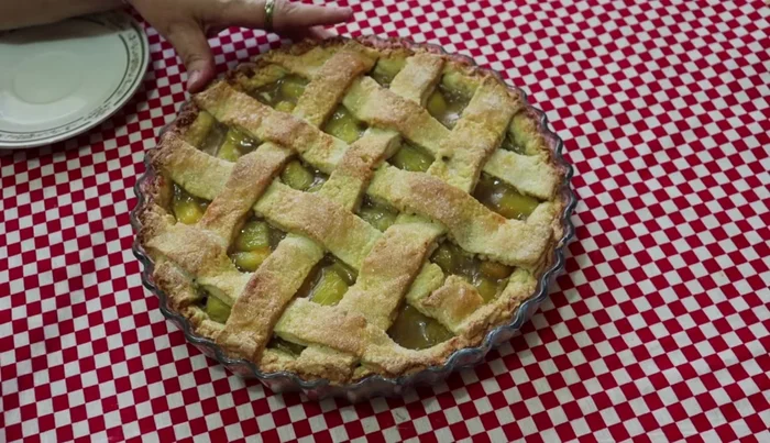 Let the pie cool completely before serving.